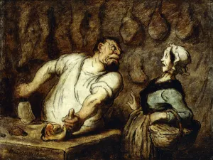 The Butcher at the Montmartre Market, 1857-58 (oil on panel) The Butcher at the Montmartre Market, 1857-58 (oil on panel)