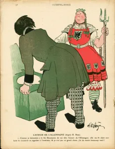 The Butter Plate, number 514, Satirical in Colours, 1911_2_4 The Butter Plate, number 514, Satirical in Colours, 1911_2_4