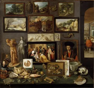 Cabinet of art and curiosities (Painting, 1636) Cabinet of art and curiosities (Painting, 1636)