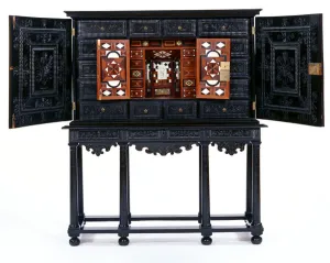 Cabinet on stand, 1652 (ebony, fruitwood & ivory) Cabinet on stand, 1652 (ebony, fruitwood & ivory)