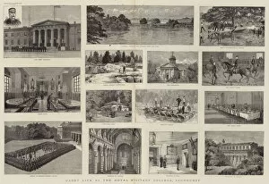Earthworks Gallery: Cadet Life at the Royal Military College, Sandhurst (engraving)