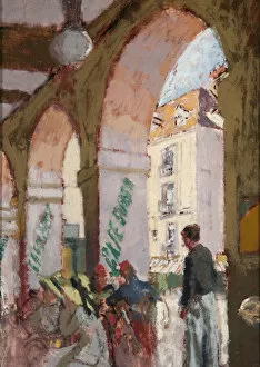 Impasto Gallery: The Cafe Suisse, 1914 (oil on canvas)