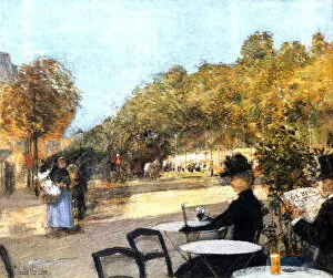 The Cafe Terrace, 1887-89 (pastel on paper)