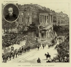 The Calderon Bicentenary at Madrid (engraving) The Calderon Bicentenary at Madrid (engraving)