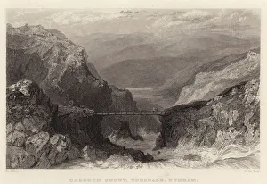 Thomas (after) Allom Gallery: Caldron Snout, Teesdale, Durham (engraving)