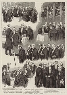 'Call Night' in the Temple (engraving)