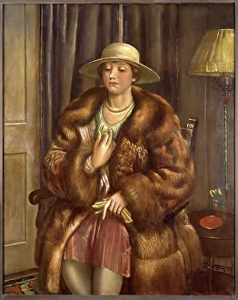 Bored Gallery: Caller Waiting, 1928 (oil on canvas)