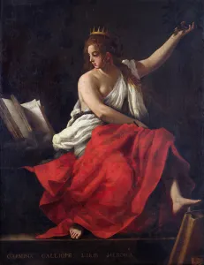 Calliope, Muse of Epic Poetry (oil on canvas) Calliope, Muse of Epic Poetry (oil on canvas)