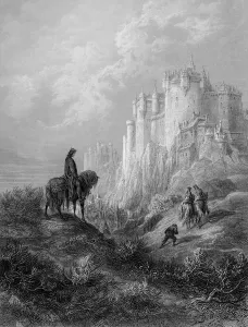 Camelot, illustration from Idylls of the King by Alfred Tennyson (litho) Camelot, illustration from Idylls of the King by Alfred Tennyson (litho)