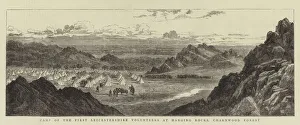 Camp of the First Leicestershire Volunteers at Hanging Rocks Camp of the First Leicestershire Volunteers at Hanging Rocks