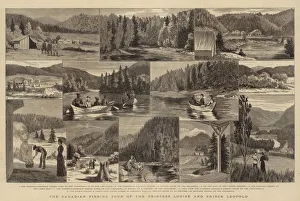 The Canadian Fishing Tour of the Princess Louise and Prince Leopold (engraving) The Canadian Fishing Tour of the Princess Louise and Prince Leopold (engraving)