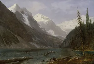 Canadian Rockies (Lake Louise), c.1889 (oil on paper mounted to board) Canadian Rockies (Lake Louise), c.1889 (oil on paper mounted to board)