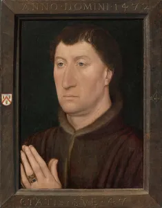 The Canon Gilles Joye, 1472 (tempera & oil on panel) The Canon Gilles Joye, 1472 (tempera & oil on panel)