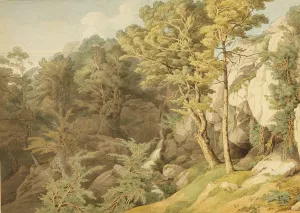 Canonteign, Devon, 1804 (pen & ink and w/c on paper) Canonteign, Devon, 1804 (pen & ink and w/c on paper)