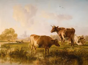 In the Canterbury Meadows, 1863 (oil on panel) In the Canterbury Meadows, 1863 (oil on panel)