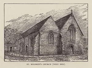 Canterbury: St Mildred's Church, West End (litho) Canterbury: St Mildred's Church, West End (litho)