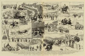 With the Cape Field Artillery in South Africa (engraving) With the Cape Field Artillery in South Africa (engraving)