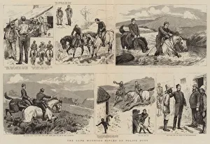 The Cape Mounted Rifles on Police Duty (engraving) The Cape Mounted Rifles on Police Duty (engraving)