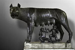 The 'Capitoline Wolf', IV century BC (bronze)