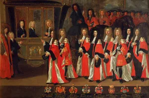 The Capitouls of Toulouse welcoming the Dukes of Burgundy and Berry in 1701 (oil The Capitouls of Toulouse welcoming the Dukes of Burgundy and Berry in 1701 (oil