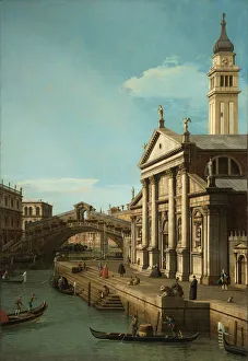 Capriccio: The Rialto Bridge and the Church of S. Giorgio Maggiore, c Capriccio: The Rialto Bridge and the Church of S. Giorgio Maggiore, c