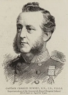 Captain Charles Burney, RN, CB, FRGS (engraving) Captain Charles Burney, RN, CB, FRGS (engraving)
