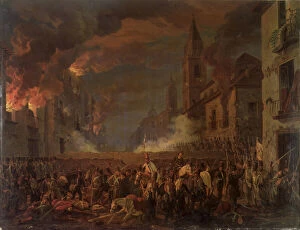 Images Dated 6th July 2007: The Capture of Catania by the 4th Bern Regiment in the Night of 5th-6th April