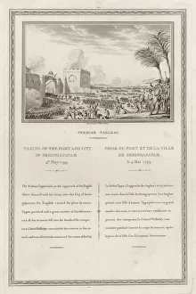 Capture of the fort and city of Seringapatnam by the British, Fourth Anglo-Mysore War Capture of the fort and city of Seringapatnam by the British, Fourth Anglo-Mysore War