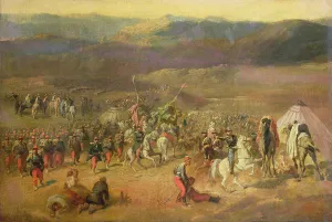 The Capture of the Retinue of Abd-el-Kader (1808-83) or, The Battle of Isly on August 14th The Capture of the Retinue of Abd-el-Kader (1808-83) or, The Battle of Isly on August 14th