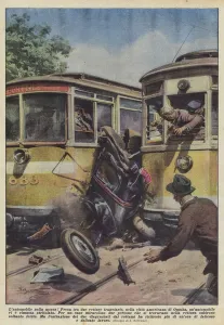 Car Motor Gallery: The car in the grip! (colour litho)