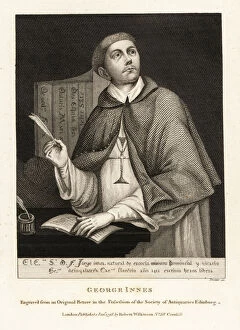 Intellect Gallery: Cardinal George Innes, in white robes and scarlet cloak and cap, 1798 (engraving)