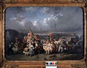 The Carnival, Place de la Concorde - by Seigneurgens, Carnavalet Museum, 19th century The Carnival, Place de la Concorde - by Seigneurgens, Carnavalet Museum, 19th century