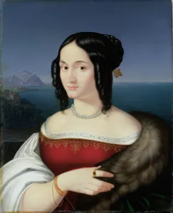 Carolina Grossi, the first Wife of the Artist, 1813-14 (oil on panel) Carolina Grossi, the first Wife of the Artist, 1813-14 (oil on panel)