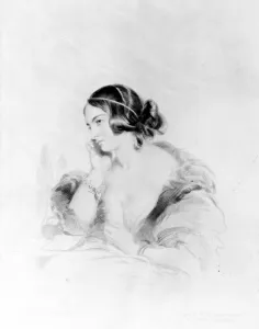 Caroline Norton, engraved by Frederick Christian Lewis, 1838 (etching) Caroline Norton, engraved by Frederick Christian Lewis, 1838 (etching)
