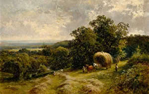 Carting Hay near Brockham, Surrey, 1887 (oil on canvas) Carting Hay near Brockham, Surrey, 1887 (oil on canvas)