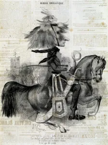 Cartoon by Franz Liszt - in ' Charivari', 1840 Cartoon by Franz Liszt - in ' Charivari', 1840
