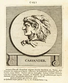 Macedonia Gallery: Cassander, king of the ancient kingdom of Macedon, 1743 (engraving)