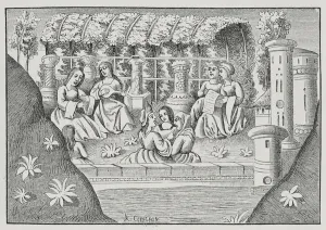 The Castle of Alamond and its Enchantments, from The Travels of Marco Polo The Castle of Alamond and its Enchantments, from The Travels of Marco Polo