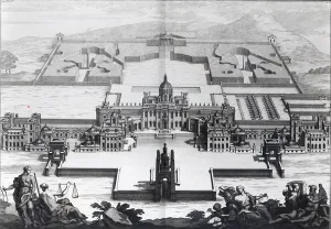 Castle Howard, from Vitruvius Britannicus by Colen Campbell, engraved by Castle Howard, from Vitruvius Britannicus by Colen Campbell, engraved by