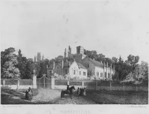 The Castle of Pohrebyszcze where Madame Hanska, wife of the French novelist Honore The Castle of Pohrebyszcze where Madame Hanska, wife of the French novelist Honore