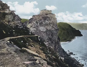 Castle Rock, Lynton (coloured photo) Castle Rock, Lynton (coloured photo)