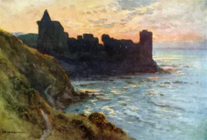 St Andrews Gallery: The Castle, St. Andrews (colour litho)