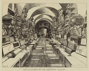 The Catacombs of the Capuchins, Palermo (engraving) The Catacombs of the Capuchins, Palermo (engraving)