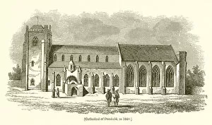 1660 Gallery: Cathedral of Dunkeld, in 1660 (engraving)