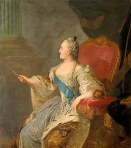 Catherine the Great, 1763 (oil on canvas) Catherine the Great, 1763 (oil on canvas)