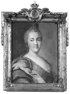 Catherine II (1729-96) (oil on canvas) (b/w photo) Catherine II (1729-96) (oil on canvas) (b/w photo)