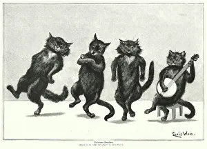 Cats dancing (litho) Cats dancing (litho)