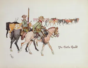 The Cattle Guard, from The Leaguer of Ladysmith, 1900 (colour litho) The Cattle Guard, from The Leaguer of Ladysmith, 1900 (colour litho)