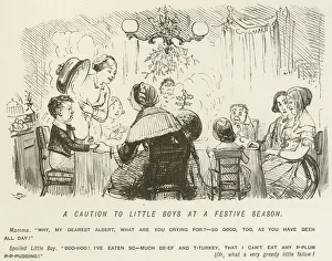 A Caution to Little Boys at a Festive Season (engraving) A Caution to Little Boys at a Festive Season (engraving)