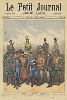 Cavalry of the Russian Army (colour litho)